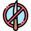 No sharp objects icon 64x64