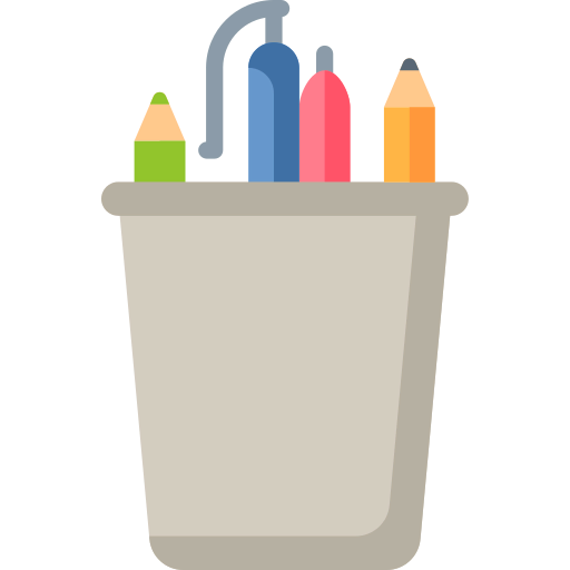 Pencil case icon