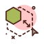 Шестиугольник иконка 64x64