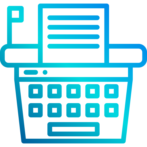 Typewriter icon