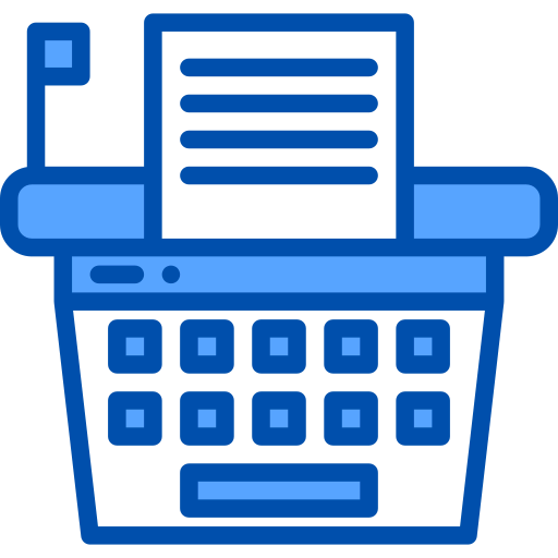 Typewriter icon