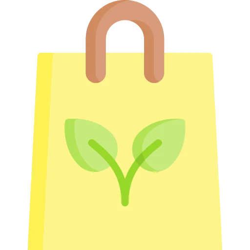 Organic bag ícono