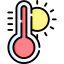 Global warming icon 64x64