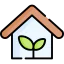 Green house icon 64x64