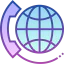 Global communication icon 64x64