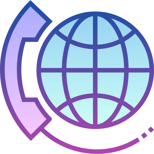 Global communication icon