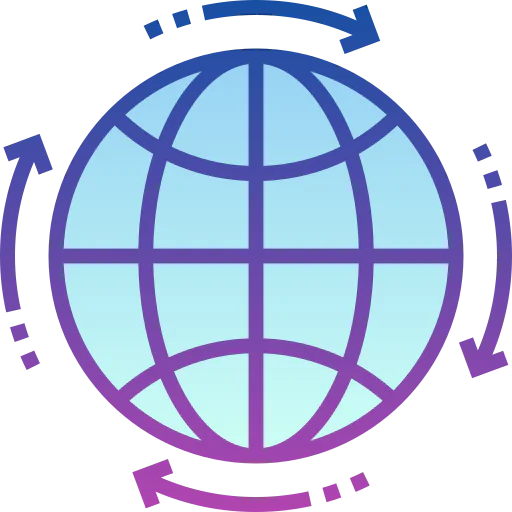 Global distribution icon