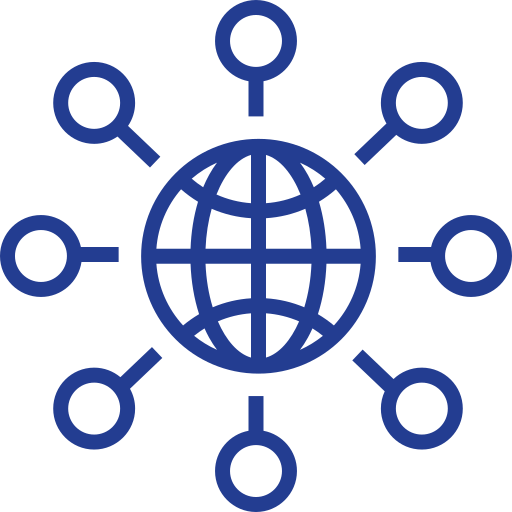 Global connection ícono