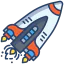 Space shuttle ícono 64x64