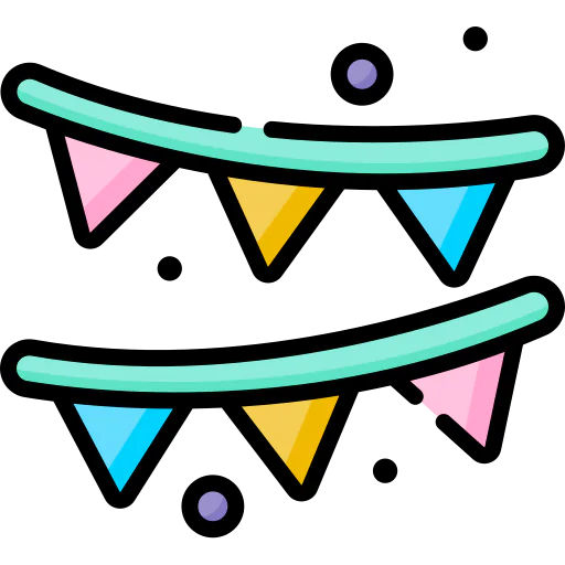 Birthday and party biểu tượng