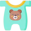 Baby clothes icon 64x64