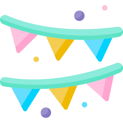 Birthday and party Ikona