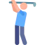 Игрок в гольф иконка 64x64