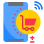 Online shopping icon 64x64