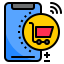 Online shopping icon 64x64