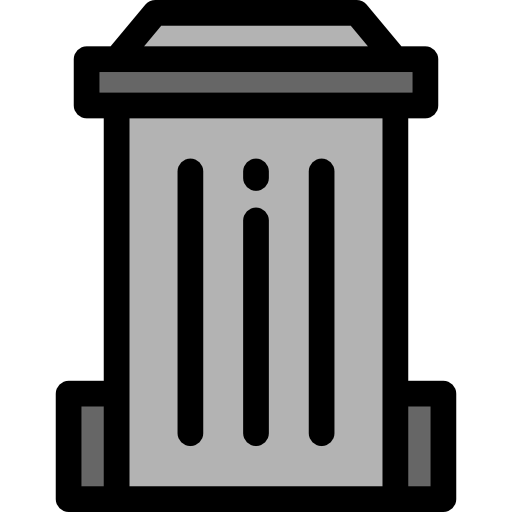 Garbage bin icon