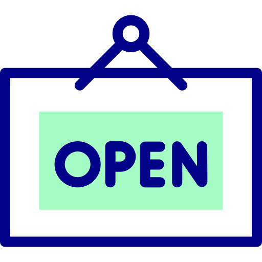 Open sign 图标