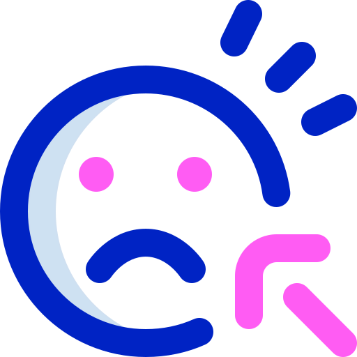 Sad face icon