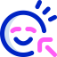 Happy face icon 64x64