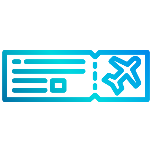 Boarding pass icon
