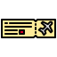 Boarding pass icon 64x64