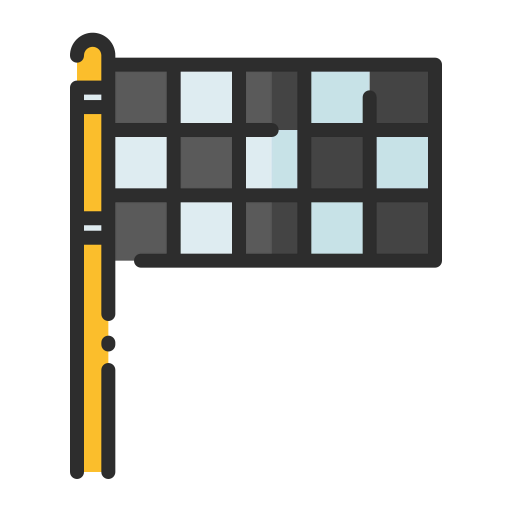 Finish flag icon