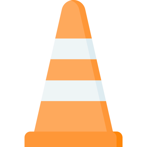 Traffic cone icon