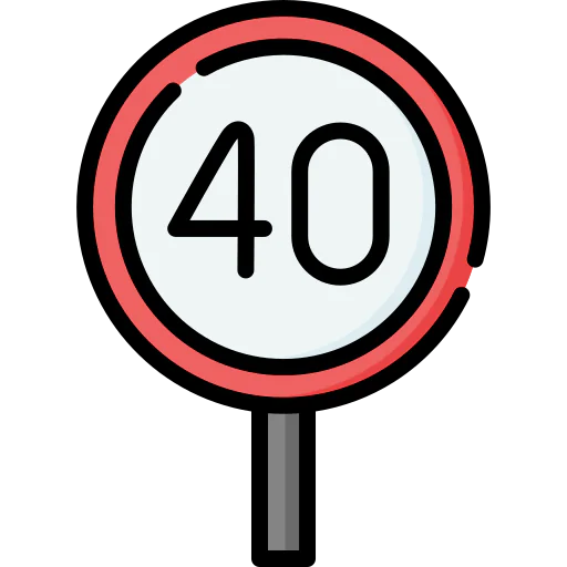 Speed limit biểu tượng