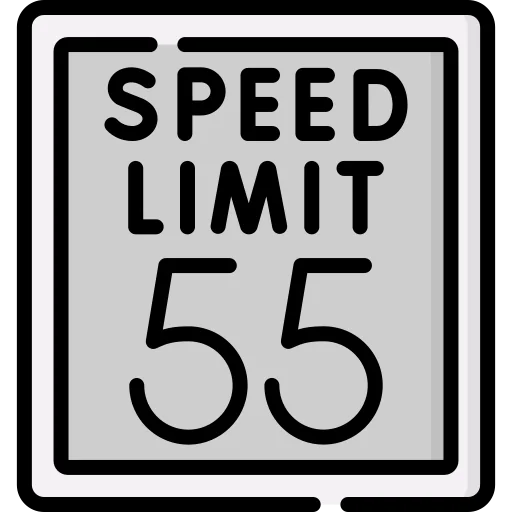 Speed limit icon