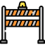Traffic barrier icon 64x64