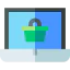 Online shopping icon 64x64