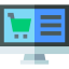 Online shopping icon 64x64