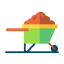 Wheelbarrow icon 64x64