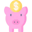 Piggy bank icon 64x64