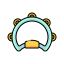 Tambourine icon 64x64