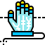 Wired gloves icon 64x64