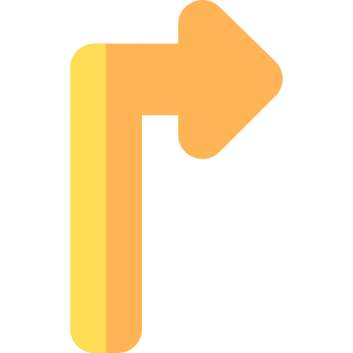 Turn right biểu tượng