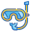 Snorkeling icon 64x64