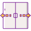 Automatic doors icon 64x64