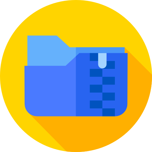Zip folder アイコン