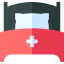 Hospital bed icon 64x64