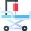 Medical stretcher icon 64x64