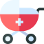 Baby stroller ícone 64x64