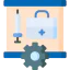 Health clinic icon 64x64