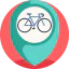 Велосипедная парковка иконка 64x64