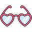 Heart glasses icon 64x64
