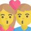 Kissing icon 64x64