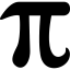 Pi mathematical constant symbol アイコン 64x64