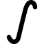 Integral mathematical sign ícone 64x64