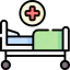 Hospital bed ícono 64x64